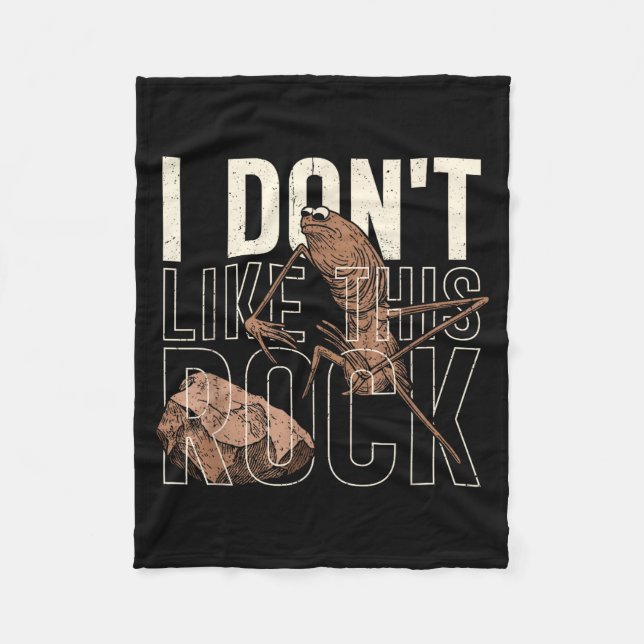 Couverture Polaire I Don't Like This Rock Marcus The Worm Meme Funny  (Devant)