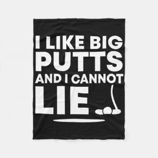 Couverture Polaire I Like Big Putts And I Cannot Lie Funny Golfing Sp