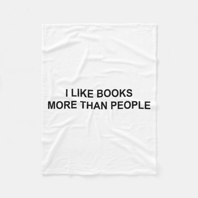 Couverture Polaire I Like Books More Than People Funny Book Lovers Bo (Devant)