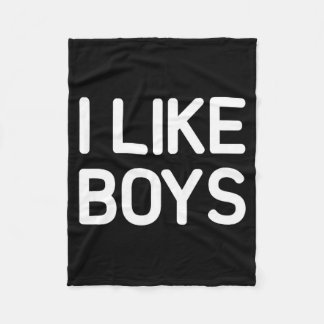 Couverture Polaire I Like Boys Funny Jokes Sarcastic 