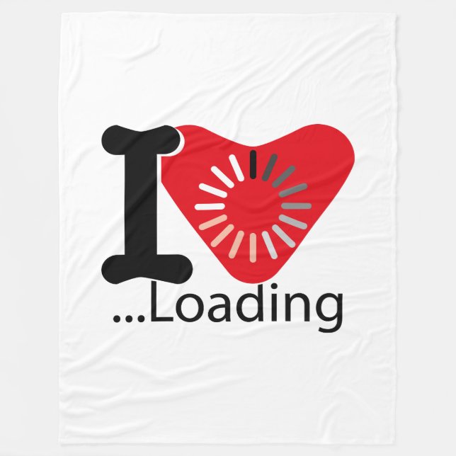 COUVERTURE POLAIRE I LOADING HEART BY MASANSER PIXELAT (Devant)