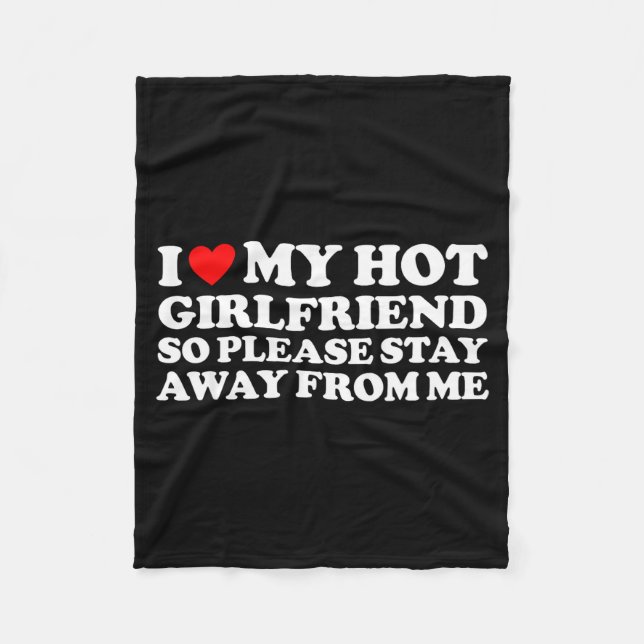 Couverture Polaire I Love My Gf Shirt I Love My Hot Girlfriend So Sta (Devant)