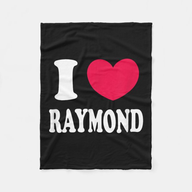 Couverture Polaire I Love Raymond (Devant)