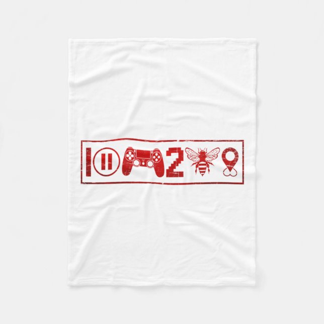 Couverture Polaire I Paused My Game To Be Here Funny Gamer Boys Men V (Devant)