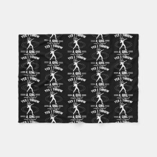 Couverture Polaire I Throw Like A Girl