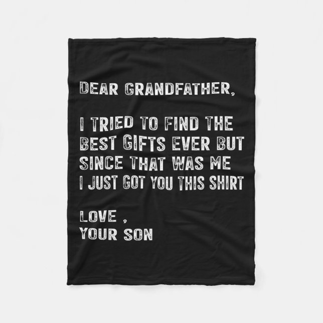Couverture Polaire I Tried To Find The Funny Grandfather Day Mens  (Devant)