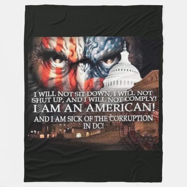 Couverture Polaire IAM SICK de la CORRUPTION à D.C. (Devant)