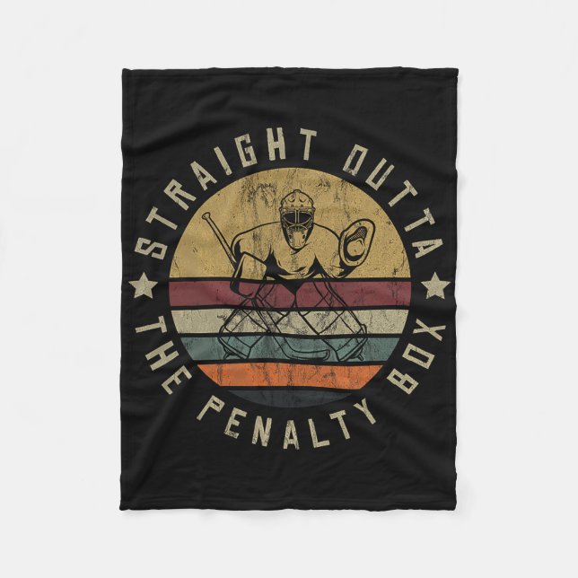 Couverture Polaire Ice Hockey Player Goalie Jersey Puck Face Mask Tea (Devant)