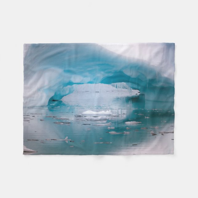 Couverture Polaire Iceberg à arche ouverte | Antarctique (Devant (Horizontal))