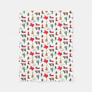 Couverture Polaire Icônes du Texas