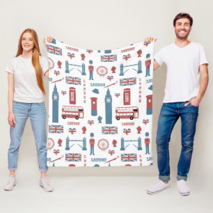 Couverture Polaire Icônes Londres