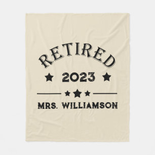 Couverture Polaire Idée cadeau de retraite personnalisée