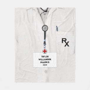 Couverture Polaire Idées de cadeaux personnalisés pour pharmaciens