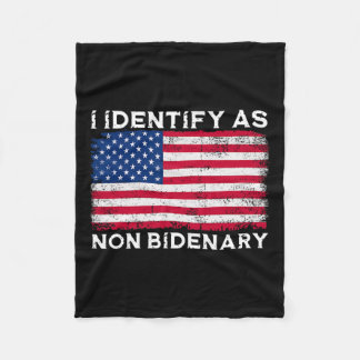 Couverture Polaire Identifiez-vous comme non-Bidenot Patriot American