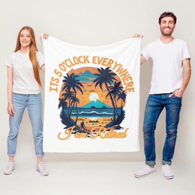 Couverture Polaire Il est 5 heures partout où je suis retraité (En situation)