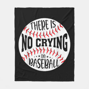 Couverture Polaire Il n'y a pas de larmes au baseball