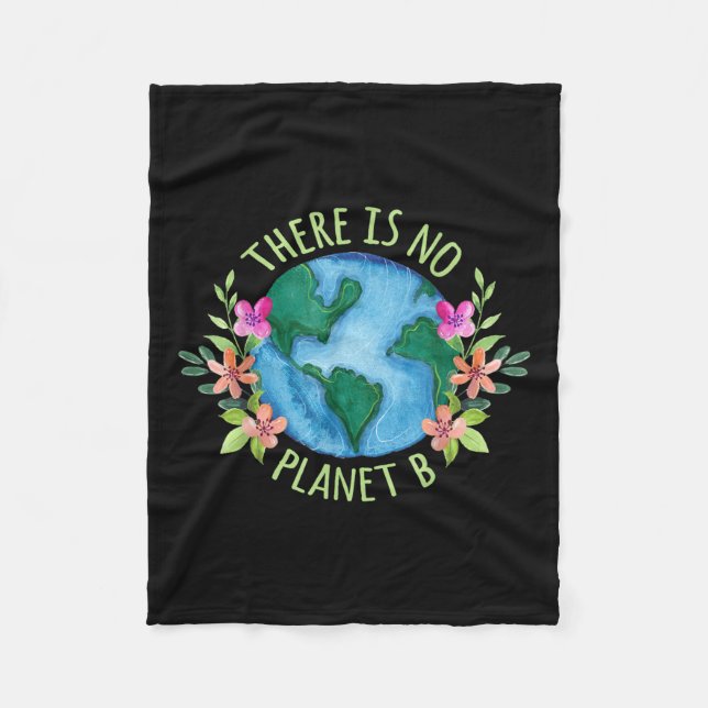 Couverture Polaire Il N'Y A Pas De Planète B À Part Mère Terre Amour (Devant)