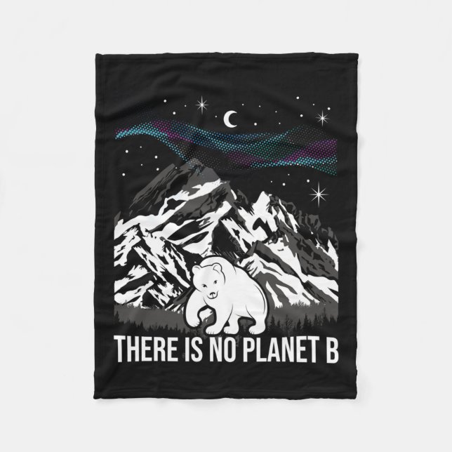 Couverture Polaire Il N'Y A Pas De Planète B - Protection De l'enviro (Devant)