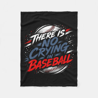 Couverture Polaire Il y a des pleurs dans le baseball jour de match d