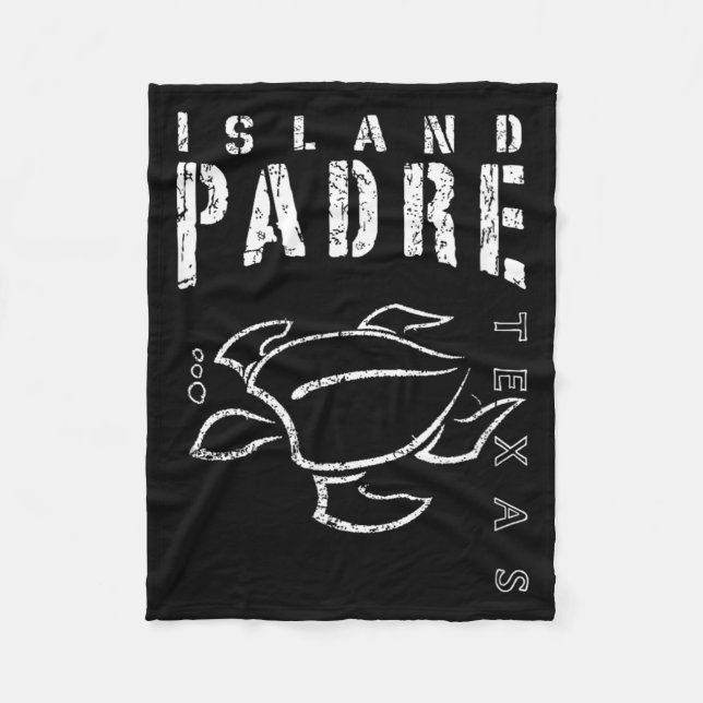 Couverture Polaire Île de Padre Texas Souvenir (Devant)