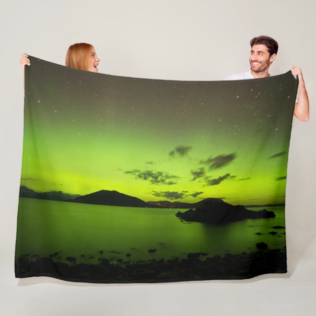Couverture Polaire Illuminer Aurora (En situation)