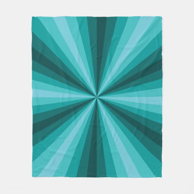 Couverture Polaire Illusion optique Aqua Fleece Blanket (Devant)