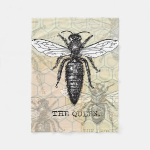 Couverture Polaire Illustration d'antiquité de l'insecte de la reine