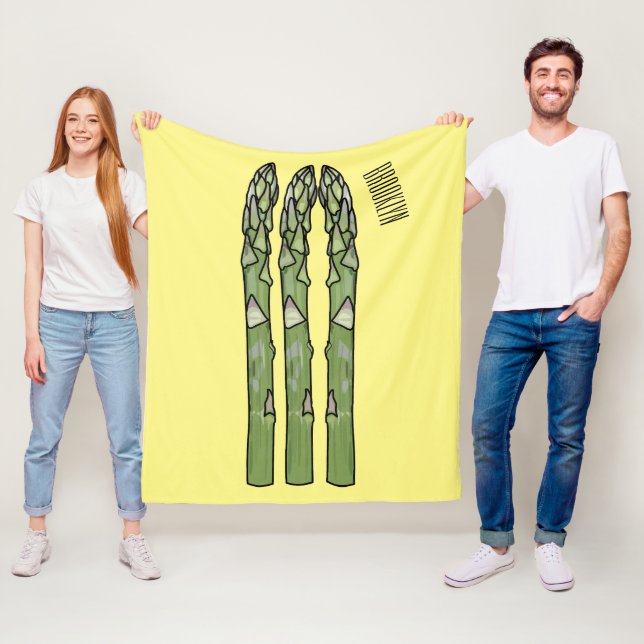 Couverture Polaire Illustration d'Asparagus (En situation)