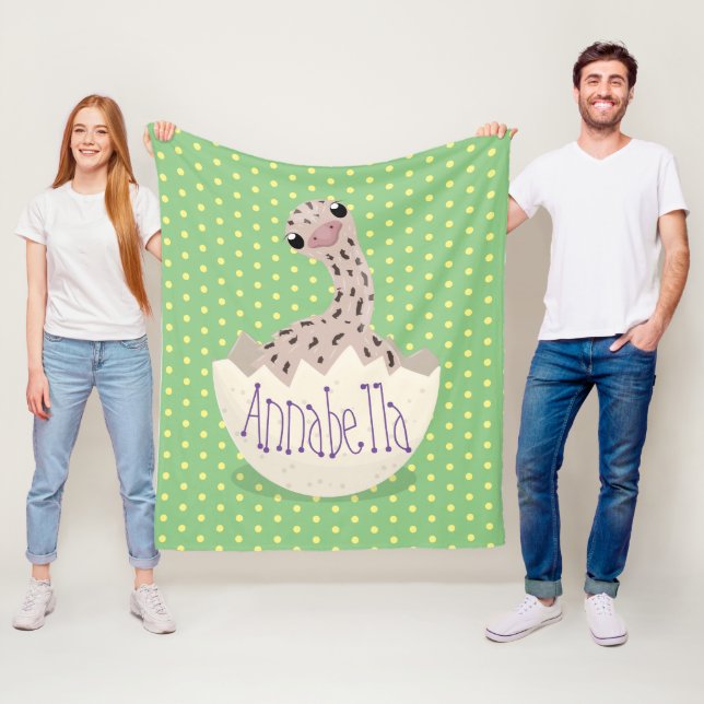 Couverture Polaire Illustration d'autruche pour bébé à couver mignon (En situation)