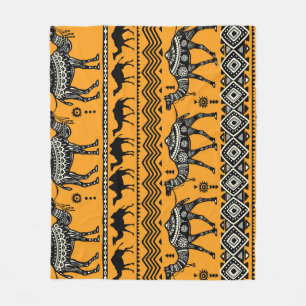 Couverture Polaire Illustration De Camels Design Motif sans joint.