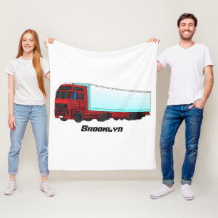 Couverture Polaire Illustration de camion roumain