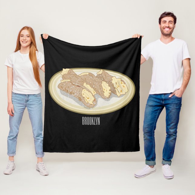 Couverture Polaire Illustration de Cannoli (En situation)