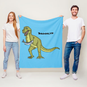 Couverture Polaire Illustration de dinosaure T rex drôle