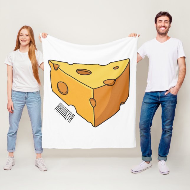 Couverture Polaire Illustration de fromage (En situation)