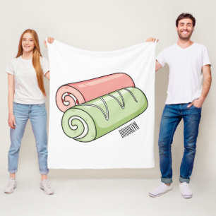 Couverture Polaire Illustration de gâteau suisse roll / roll