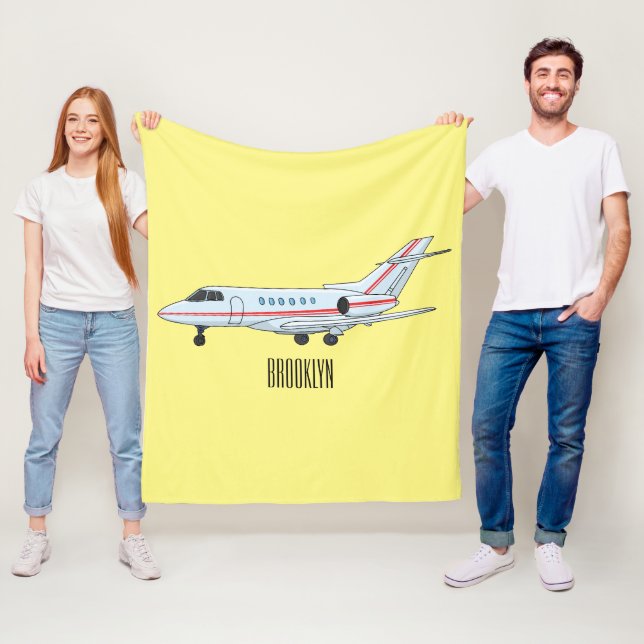 Couverture Polaire Illustration de jet privé (En situation)