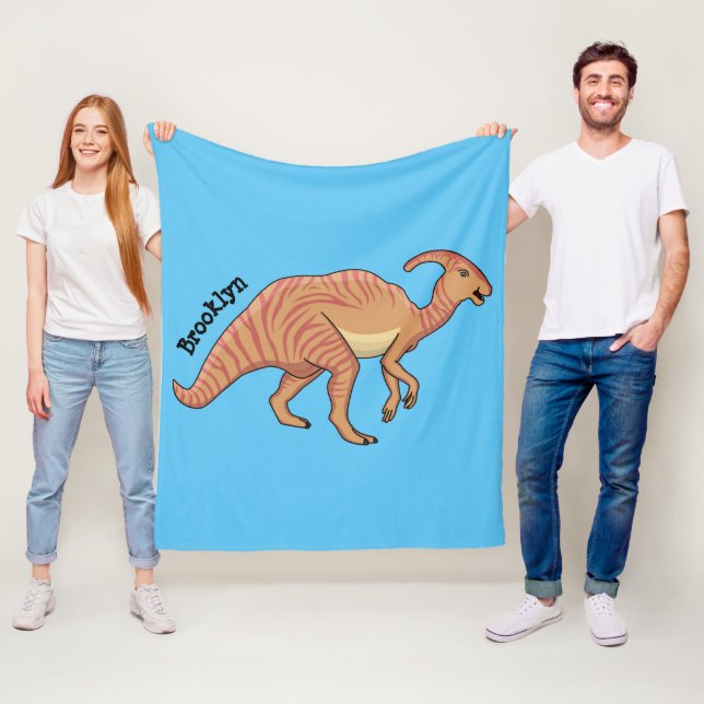 Couverture Polaire Illustration de la caricature de dinosaure du para (En situation)