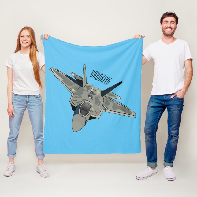 Couverture Polaire Illustration de l'avion de chasse (En situation)