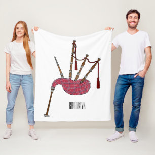 Couverture Polaire Illustration de pipes