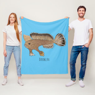 Couverture Polaire Illustration de poisson à main
