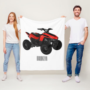 Couverture Polaire Illustration de Quad bike atv