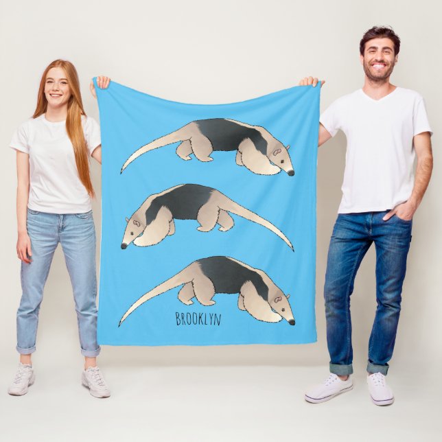 Couverture Polaire Illustration de Tamandua (En situation)
