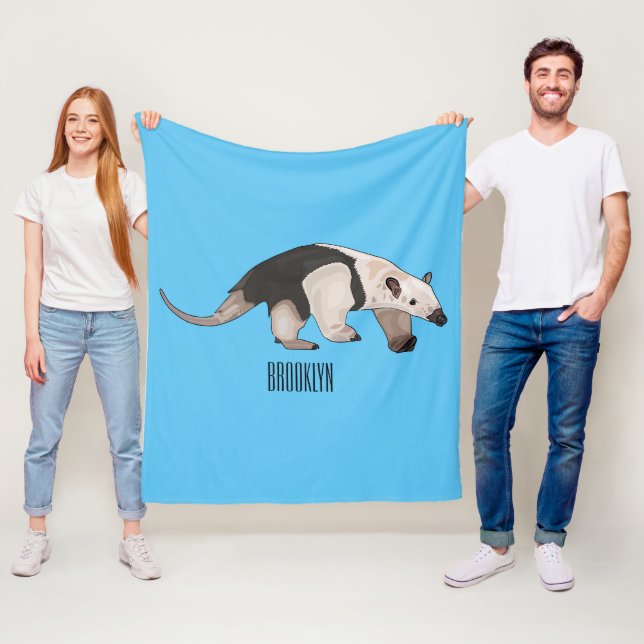 Couverture Polaire Illustration de Tamandua (En situation)