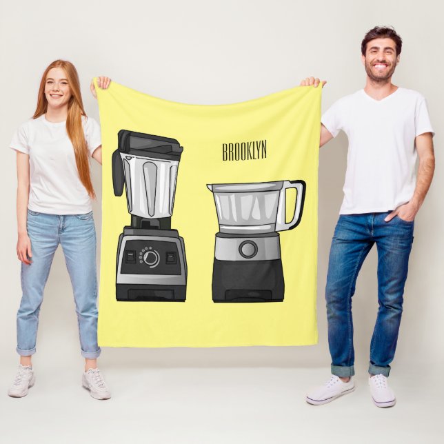 Couverture Polaire Illustration du processeur et du mixeur alimentair (En situation)