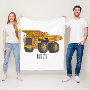 Couverture Polaire Illustration d'un camion à grande échelle