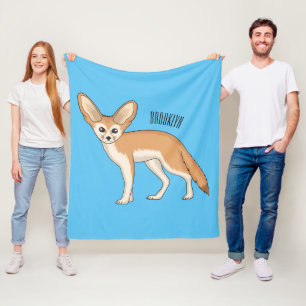 Couverture Polaire Illustration Fennec fox