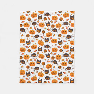 Couverture Polaire Illustration mignonne de motif de Halloween