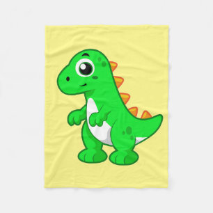 Couverture Polaire Illustration Mignonne Du Tyrannosaurus Rex.