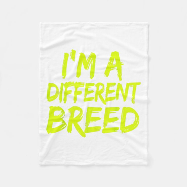 Couverture Polaire I'm A Different Breed _ Ec Motivational Work Out  (Devant)
