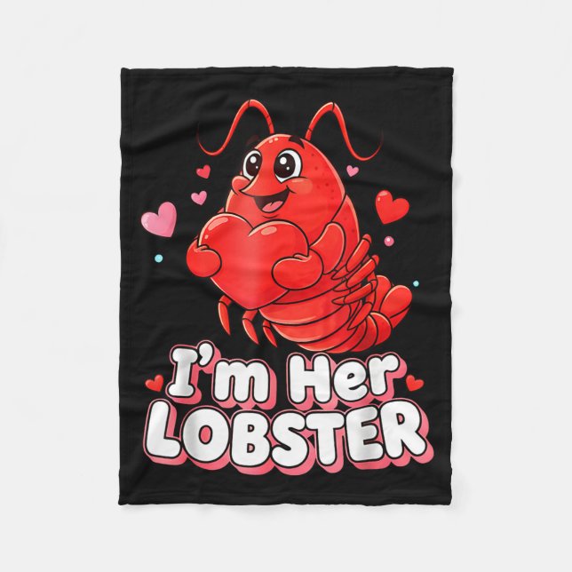 Couverture Polaire I'm Her Lobster Matching Couple Valentine's Day Wo (Devant)